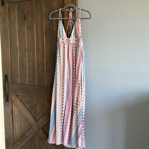 Lulu’s Multiprint Maxi Dress Size S